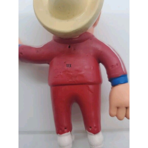 1993 Just Toys Shining Time Station Tex Bendable Action Figure Thomas & Friends - Picture 8 of 9